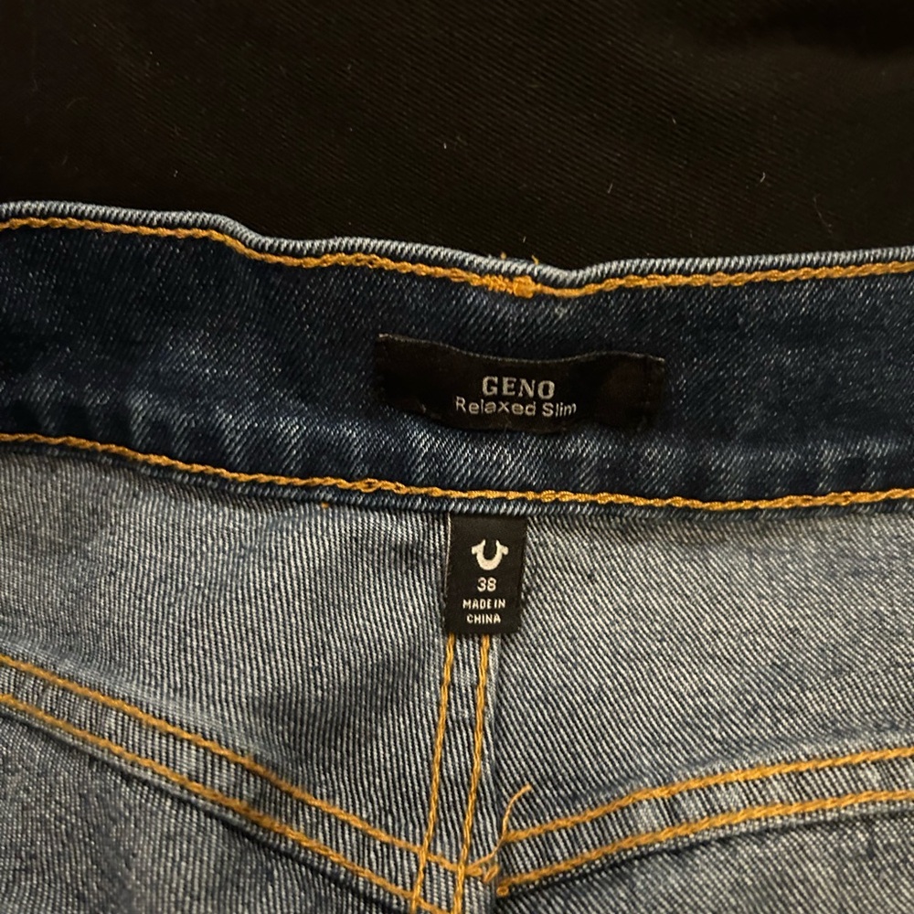 True Religion Dark Blue Relaxed Jeans Men’s - Picture 2 of 4